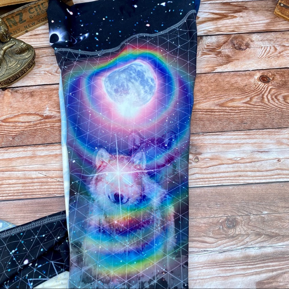 ✨ NIYAMA SOL RARE VINTAGE LIMITED EDITION THE GUIDE ENDLESS LEGGINGS XS - Picture 6 of 10